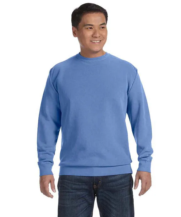 1566 - Comfort Colors Adult Crewneck Sweatshirt | Flo Blue