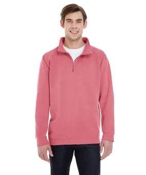 1580 - Comfort Colors Adult Quarter-Zip Sweatshirt | Crimson