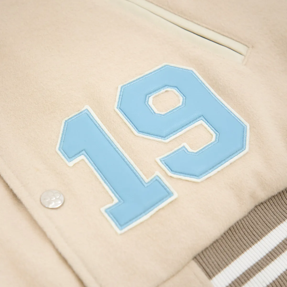 99 Varsity Jacket 'Cream Black'