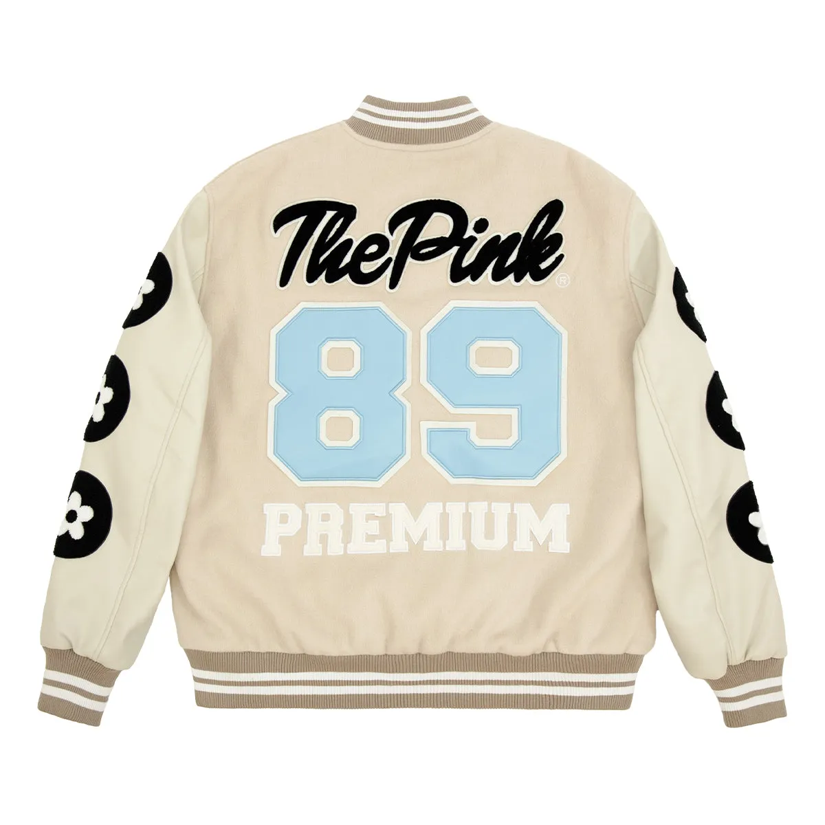 99 Varsity Jacket 'Cream Black'