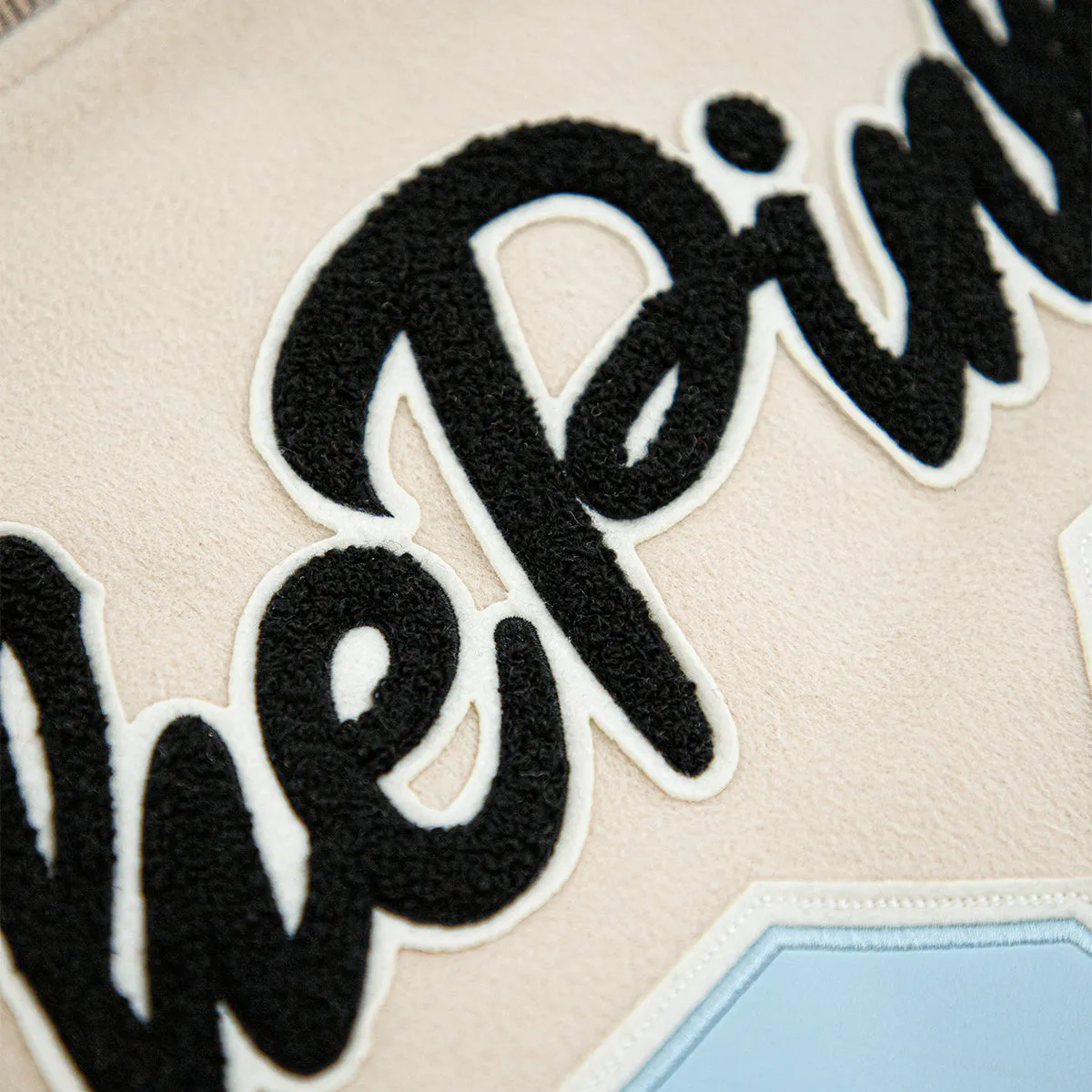 99 Varsity Jacket 'Cream Black'