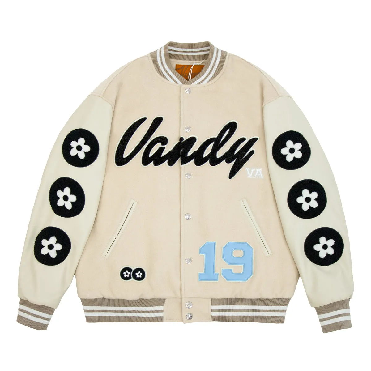 99 Varsity Jacket 'Cream Black'