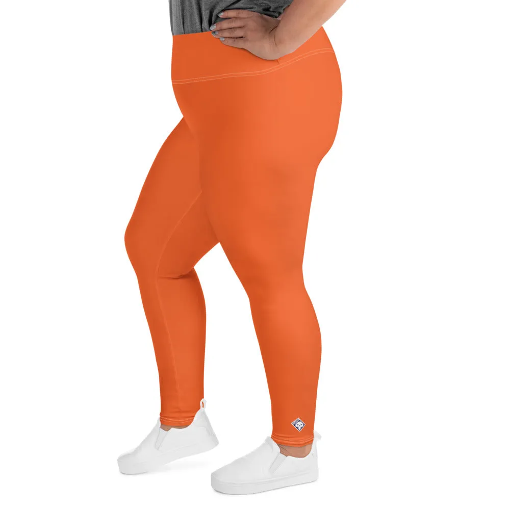 Active Comfort: Women's Plus Size Solid Yoga Pants - Flamingo