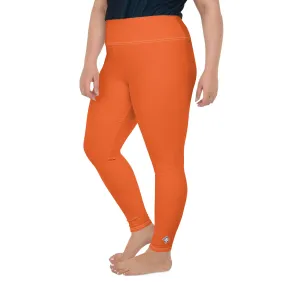 Active Comfort: Women's Plus Size Solid Yoga Pants - Flamingo