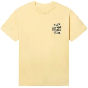 Anti Social Social Club Everything Is Just Fine Tee (Daffodil Yellow)