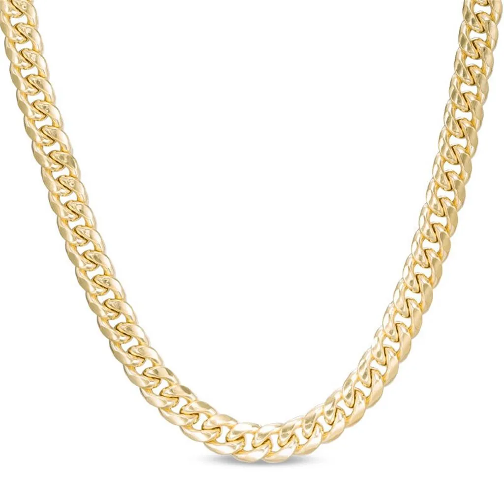 Aura by Martin Binder 7.2mm 22 Inch Hollow Cuban Chain