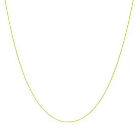 Aura by Martin Binder Gold 1.7mm Cable Chain Necklace