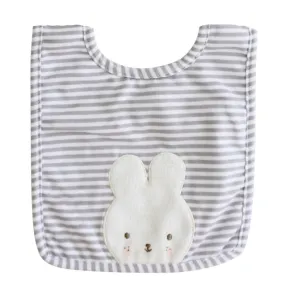 Baby Bunny Bib Grey