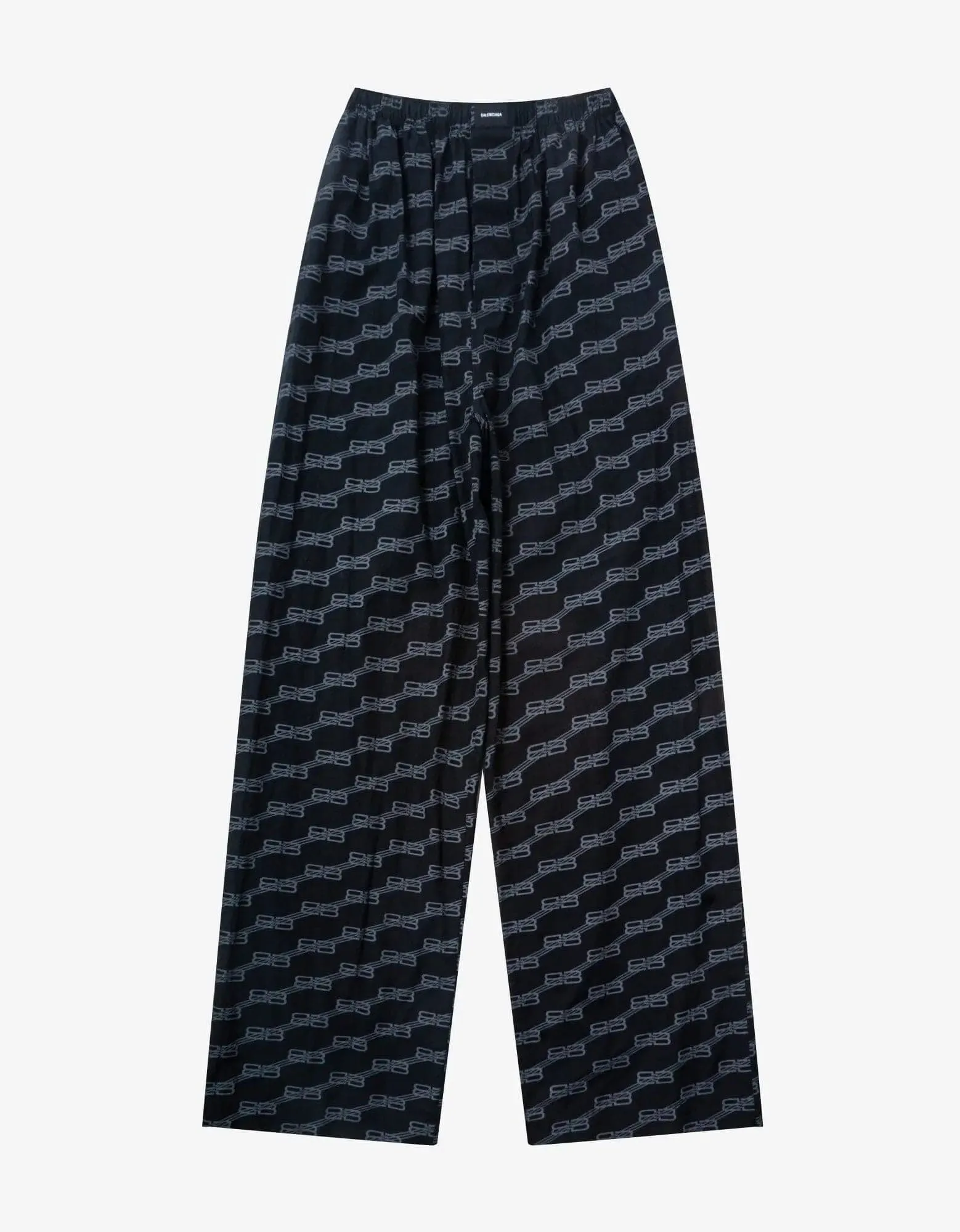 Balenciaga Black BB Monogram Pyjama Pants