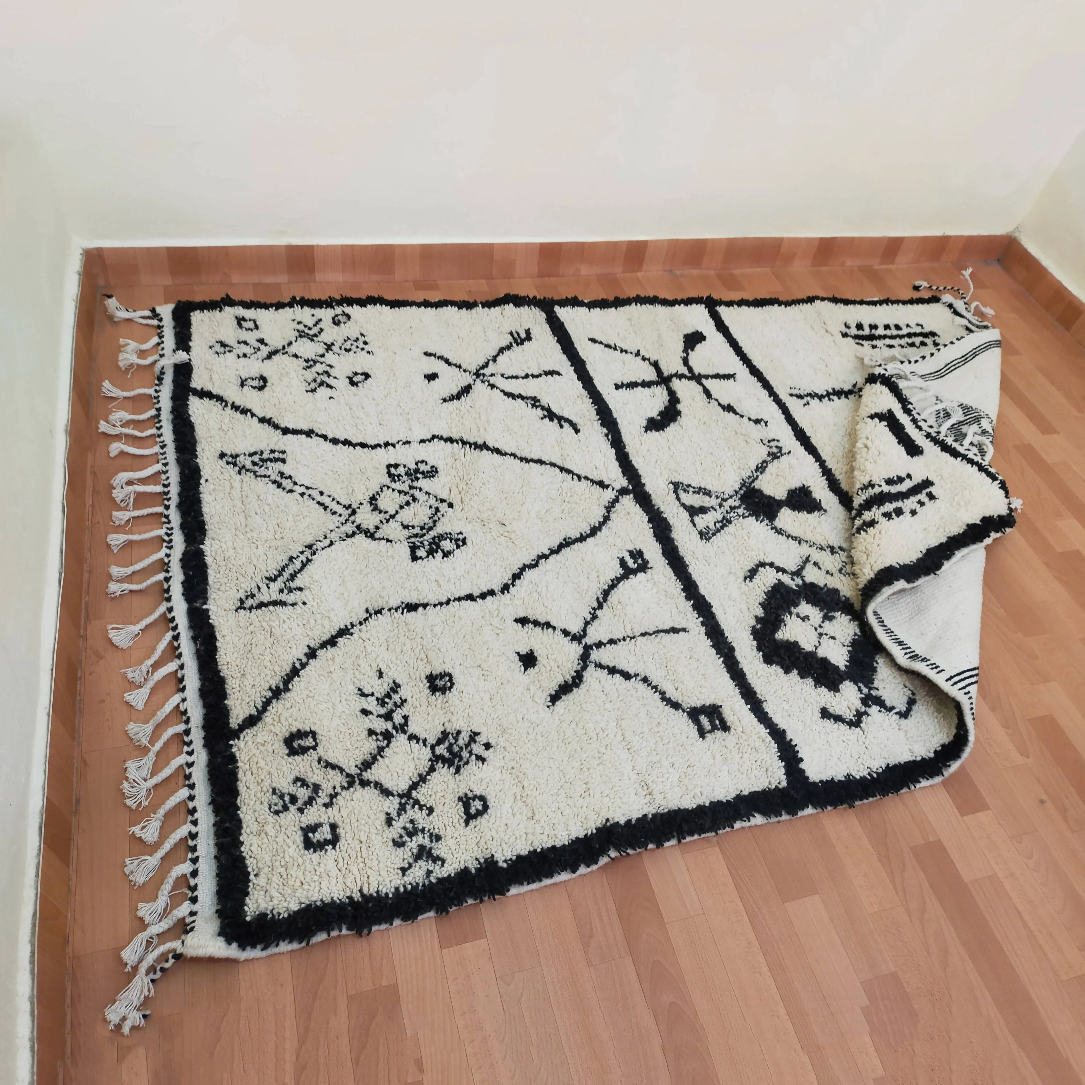 Berber Beni Ouarin Handmade Rug