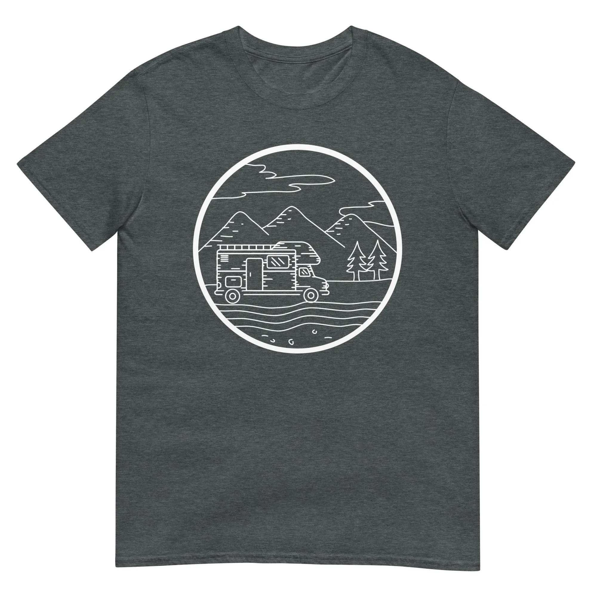 Berge - Camping Van - (13) - T-Shirt (Unisex)