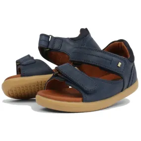 Bobux IW Iwalk Driftwood Sandal Navy Open Toe 633601A