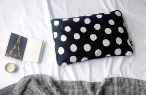 Borny Air Pillow Newborn Pillowcase Big Dot Black