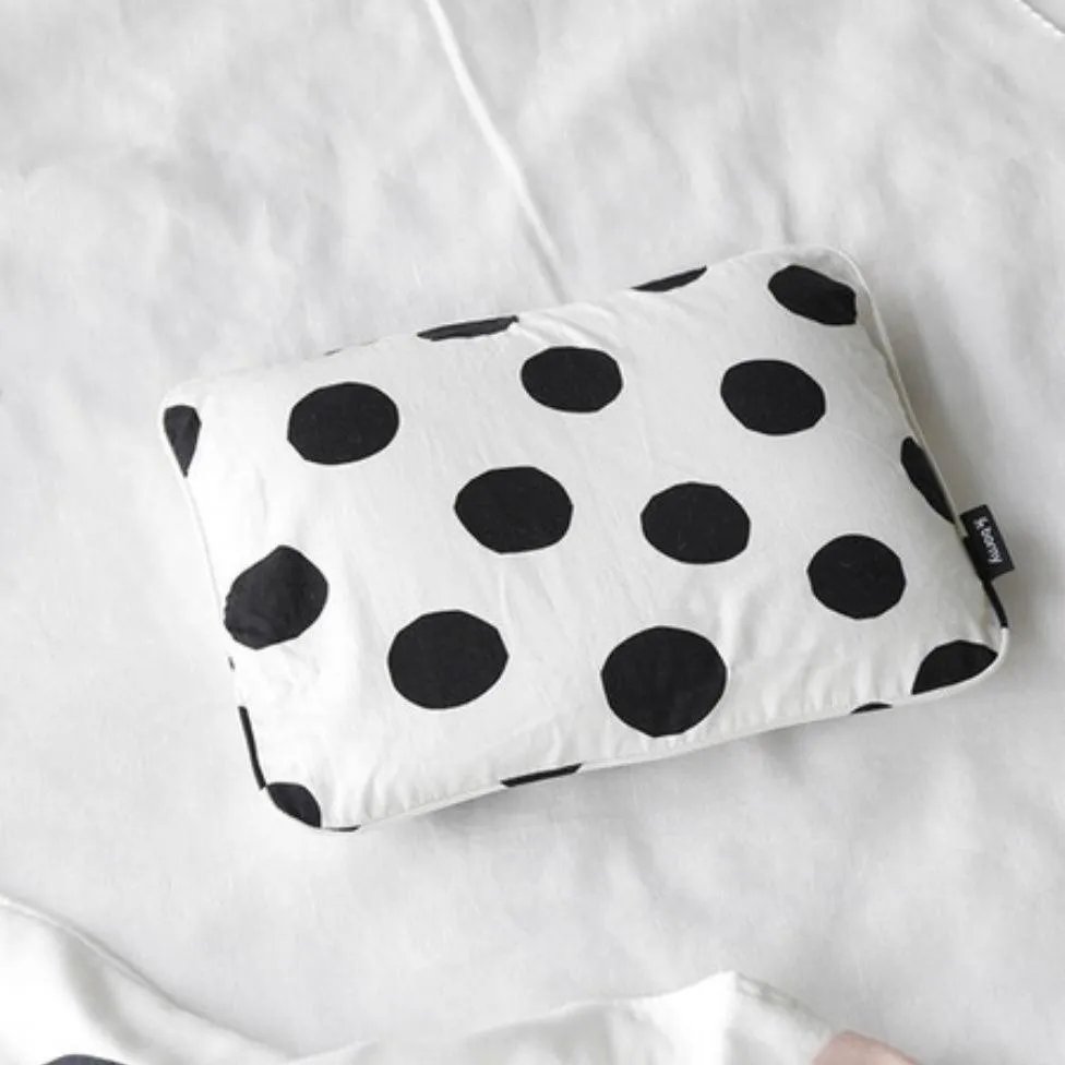 Borny Air Pillow Newborn Pillowcase Big Dot White