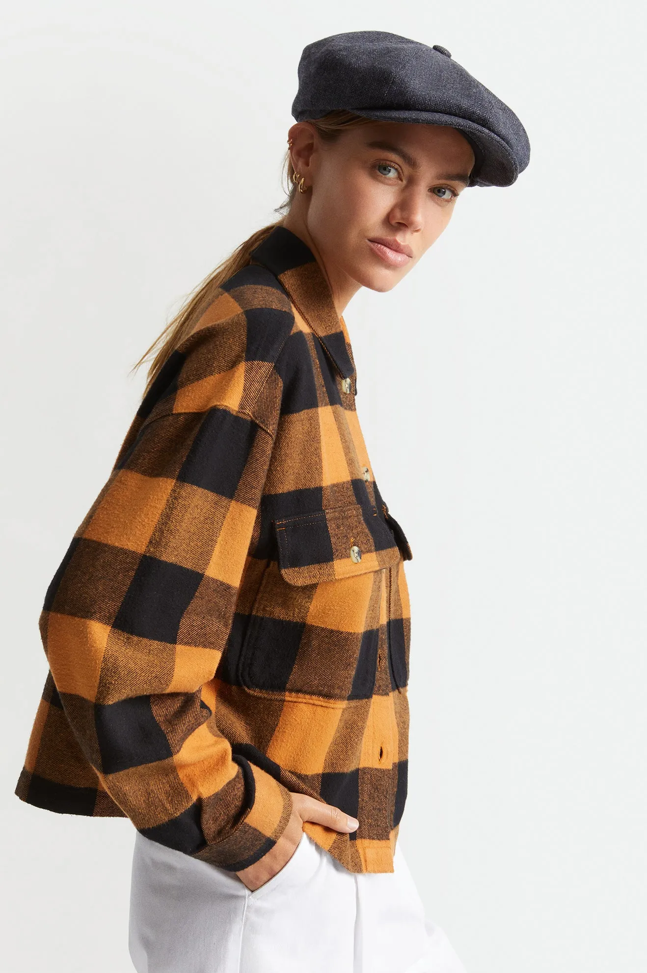 Bowery Women's L/S Flannel - Lion