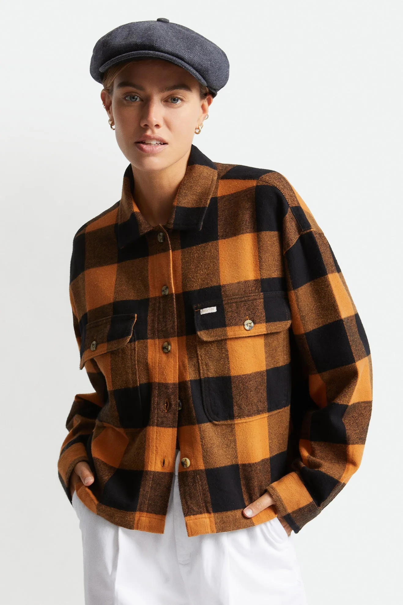 Bowery Women's L/S Flannel - Lion