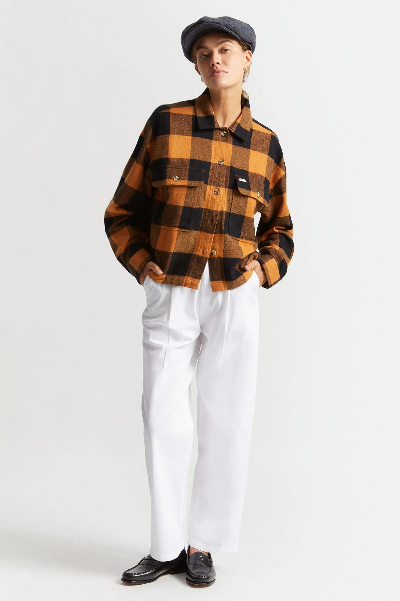 Bowery Women's L/S Flannel - Lion