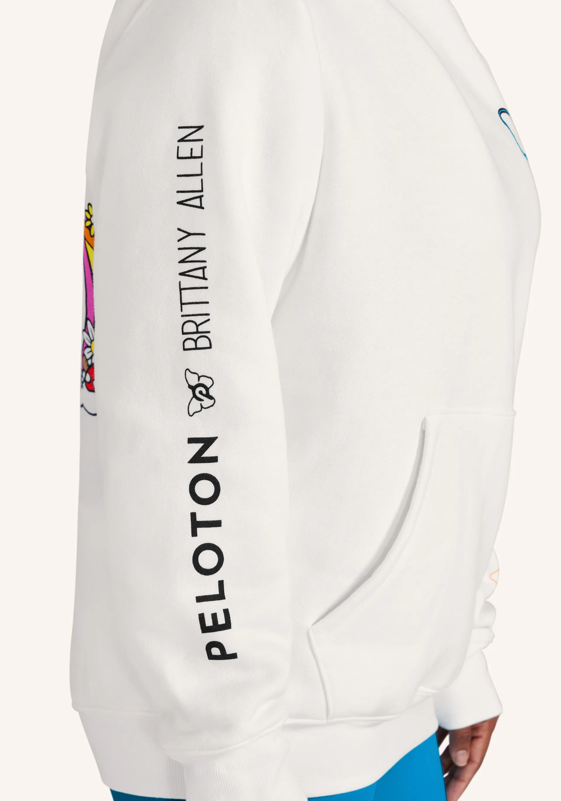 Brittany Allen x Peloton Rainbow Butterfly Unisex Hoodie