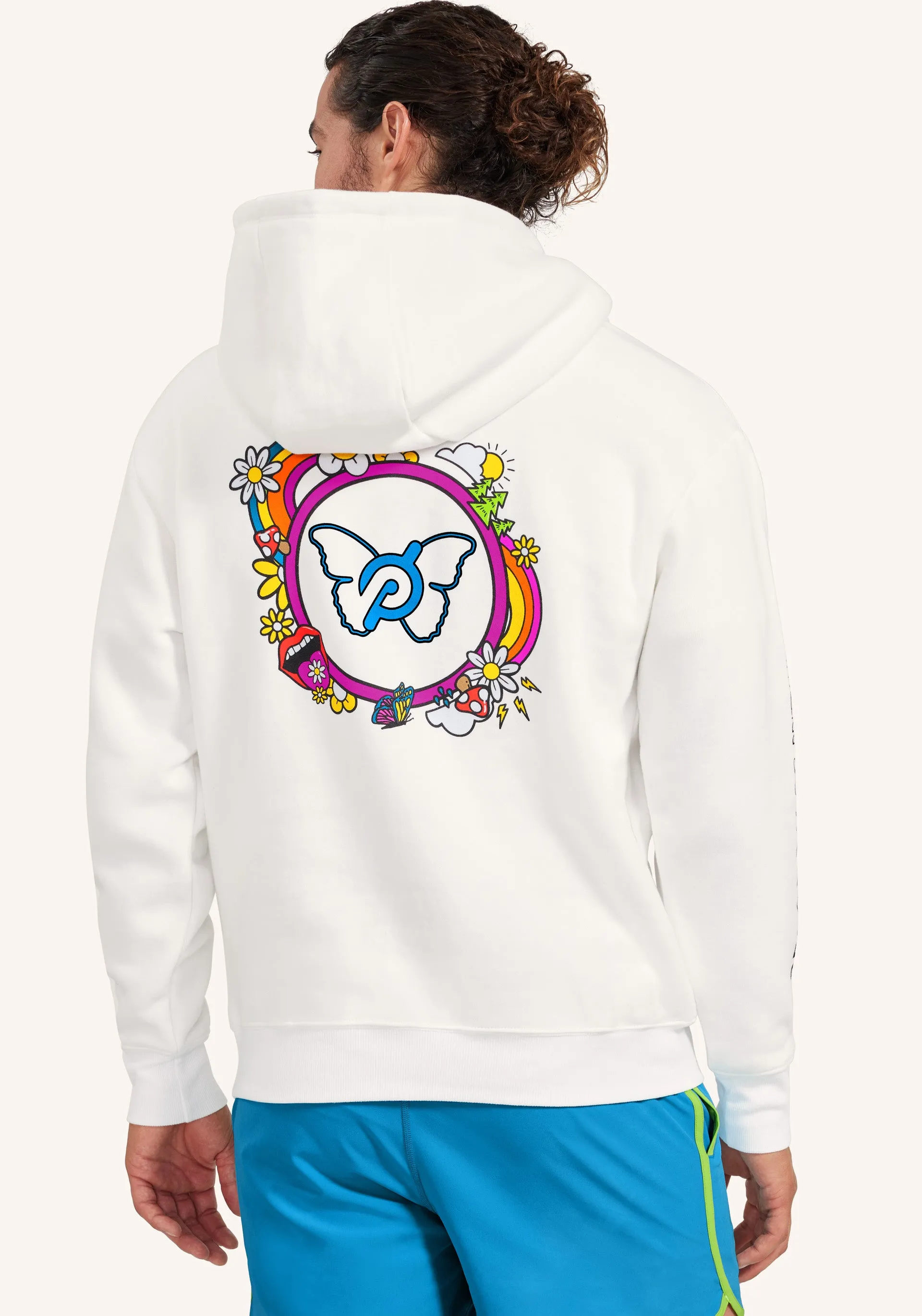 Brittany Allen x Peloton Rainbow Butterfly Unisex Hoodie