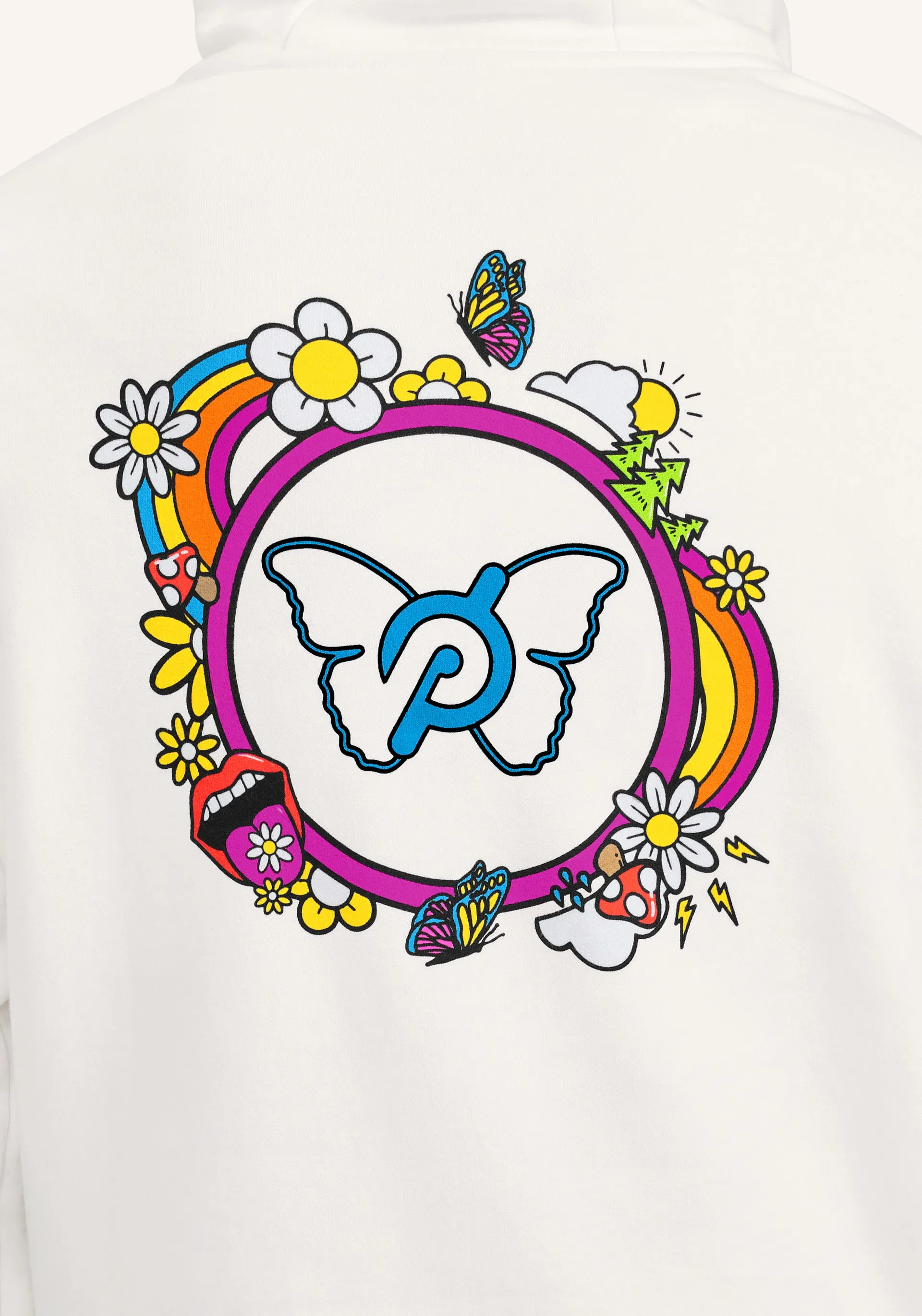 Brittany Allen x Peloton Rainbow Butterfly Unisex Hoodie