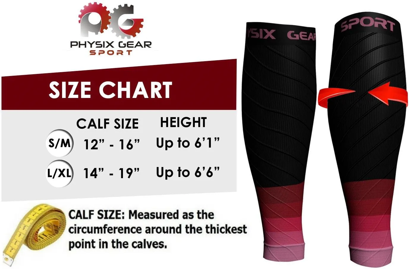 Calf Compression Sleeves - Support and Comfort for Active Lifestyles