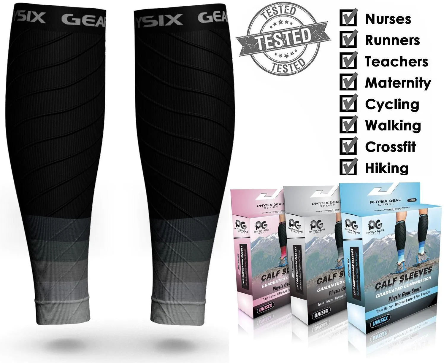 Calf Compression Sleeves - Support and Comfort for Active Lifestyles