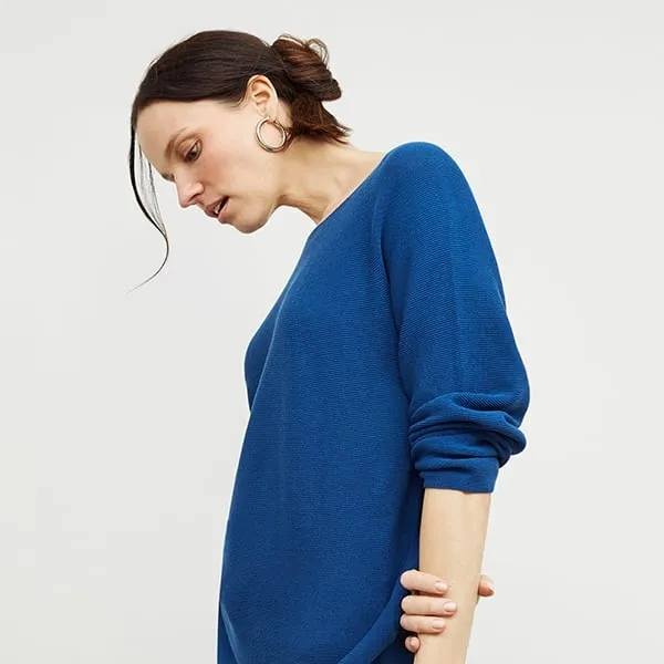 Chadwick Sweater - 3D-Knit Cotton :: Shoreline