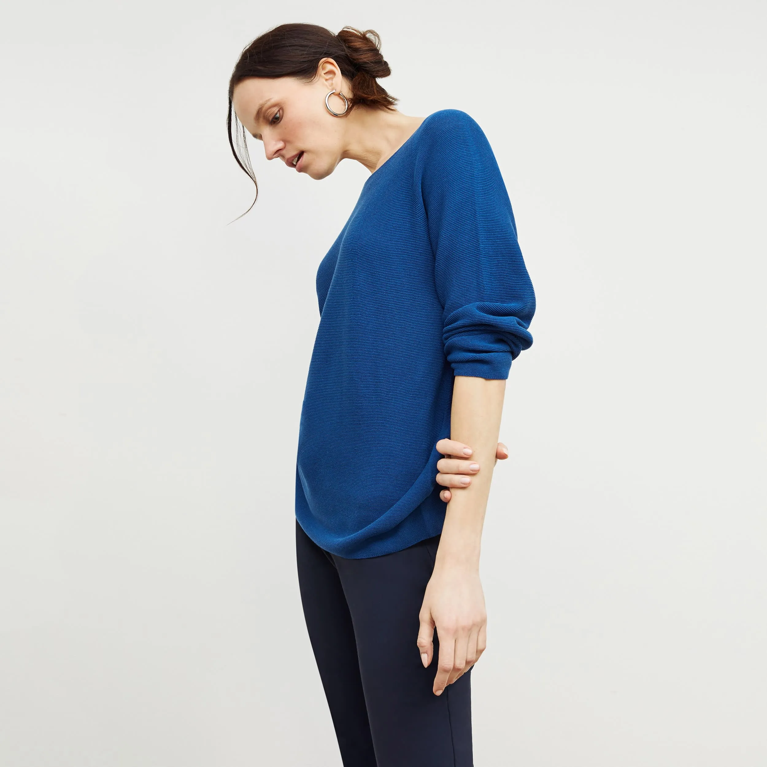 Chadwick Sweater - 3D-Knit Cotton :: Shoreline