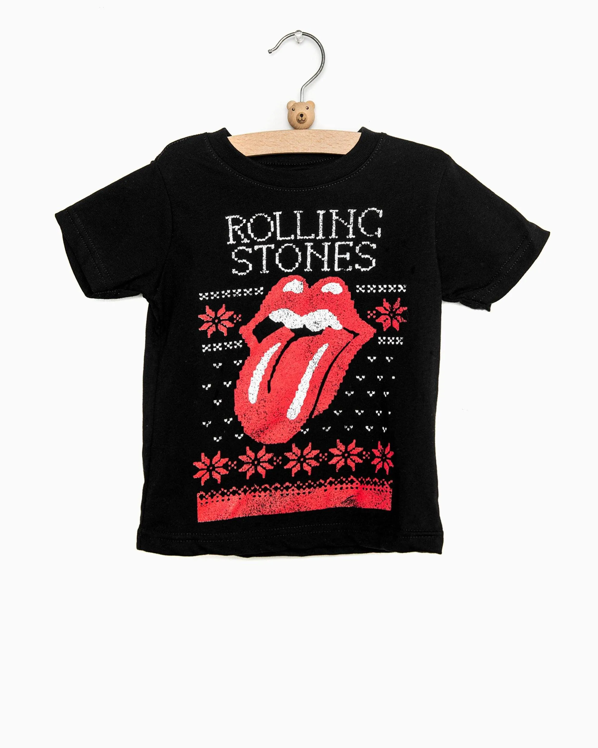 Children's Rolling Stones Norway Sweater Lick Black Tee