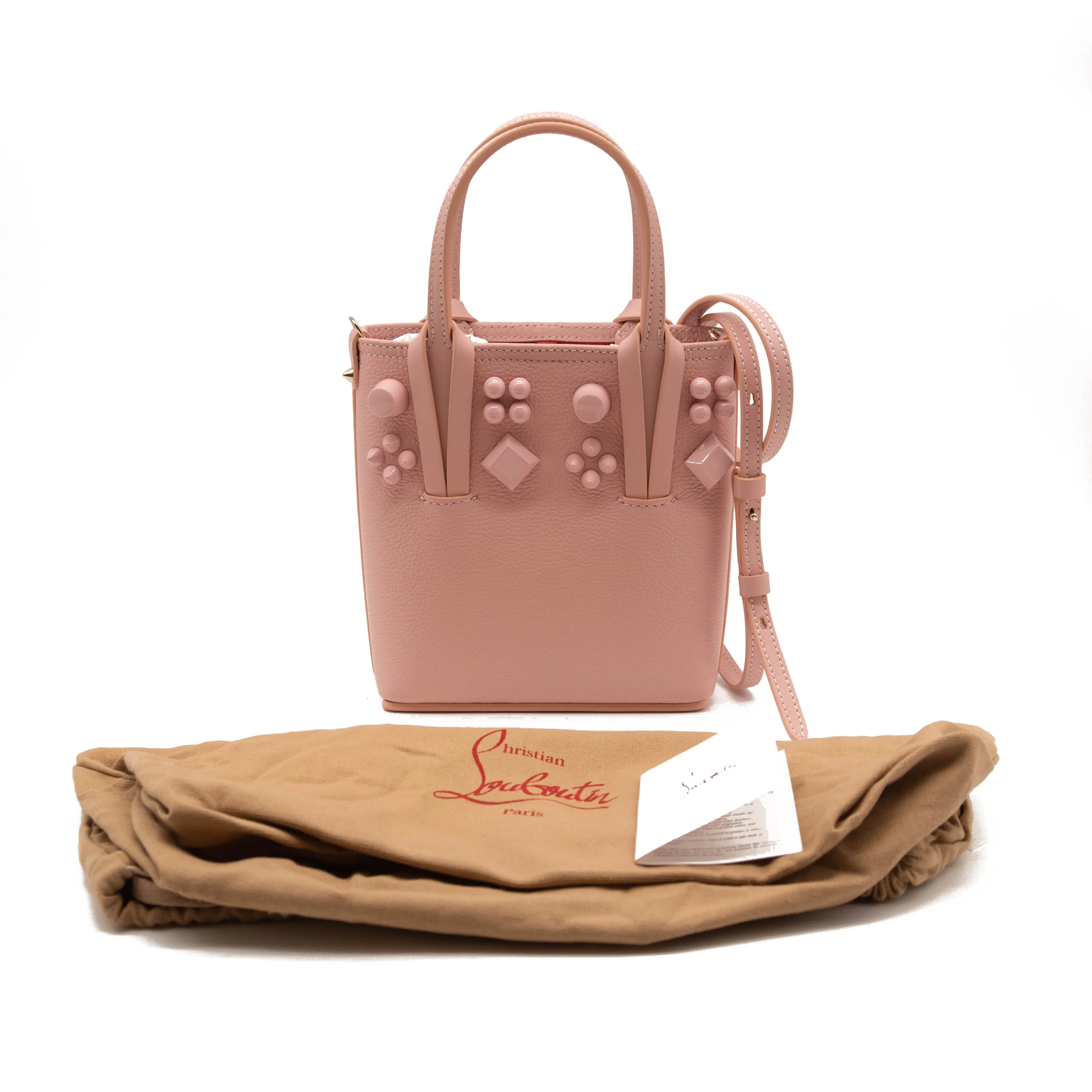 Christian Louboutin Mini Cabata North/South Leather Tote