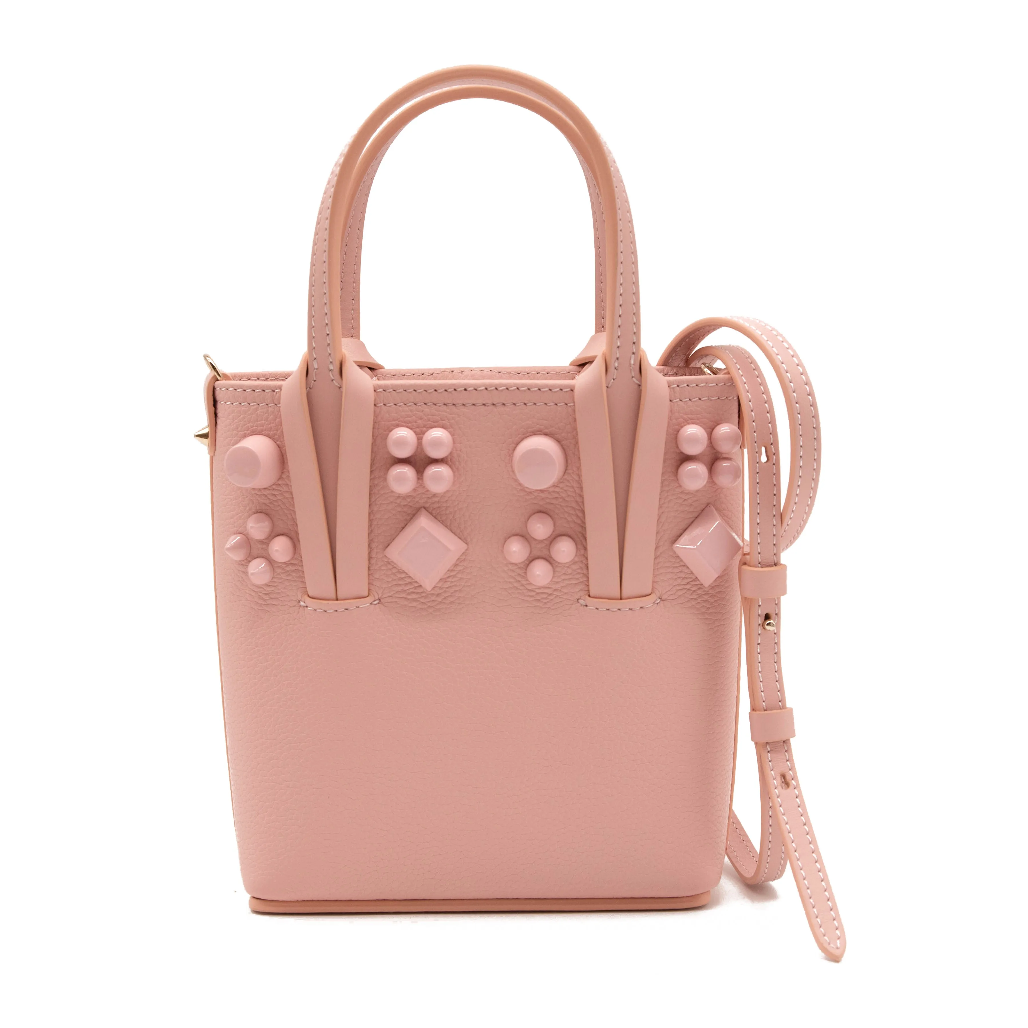 Christian Louboutin Mini Cabata North/South Leather Tote