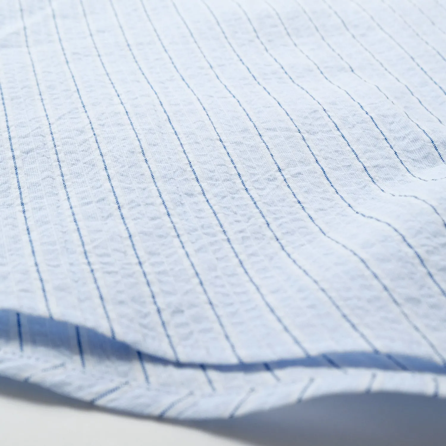 Cloud Stripe Seersucker S/S Shirt