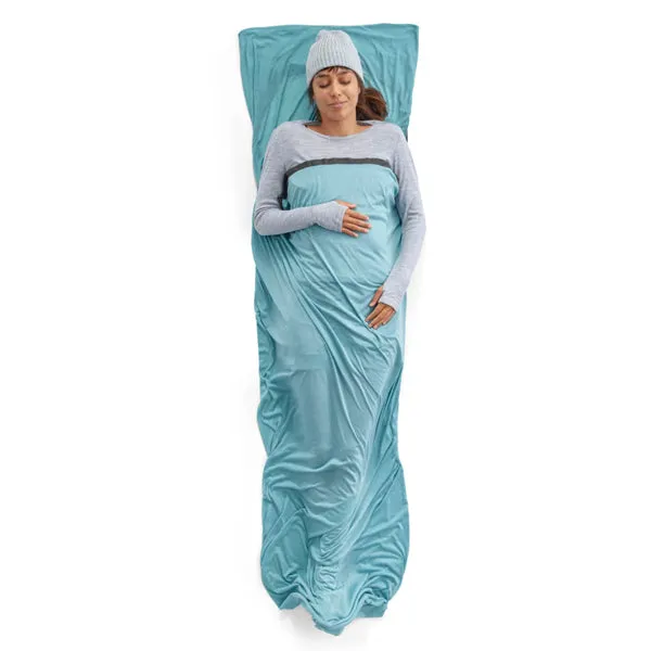 Comfort Blend Sleeping Bag Liner - Rectangular With Pilllow Sleeve