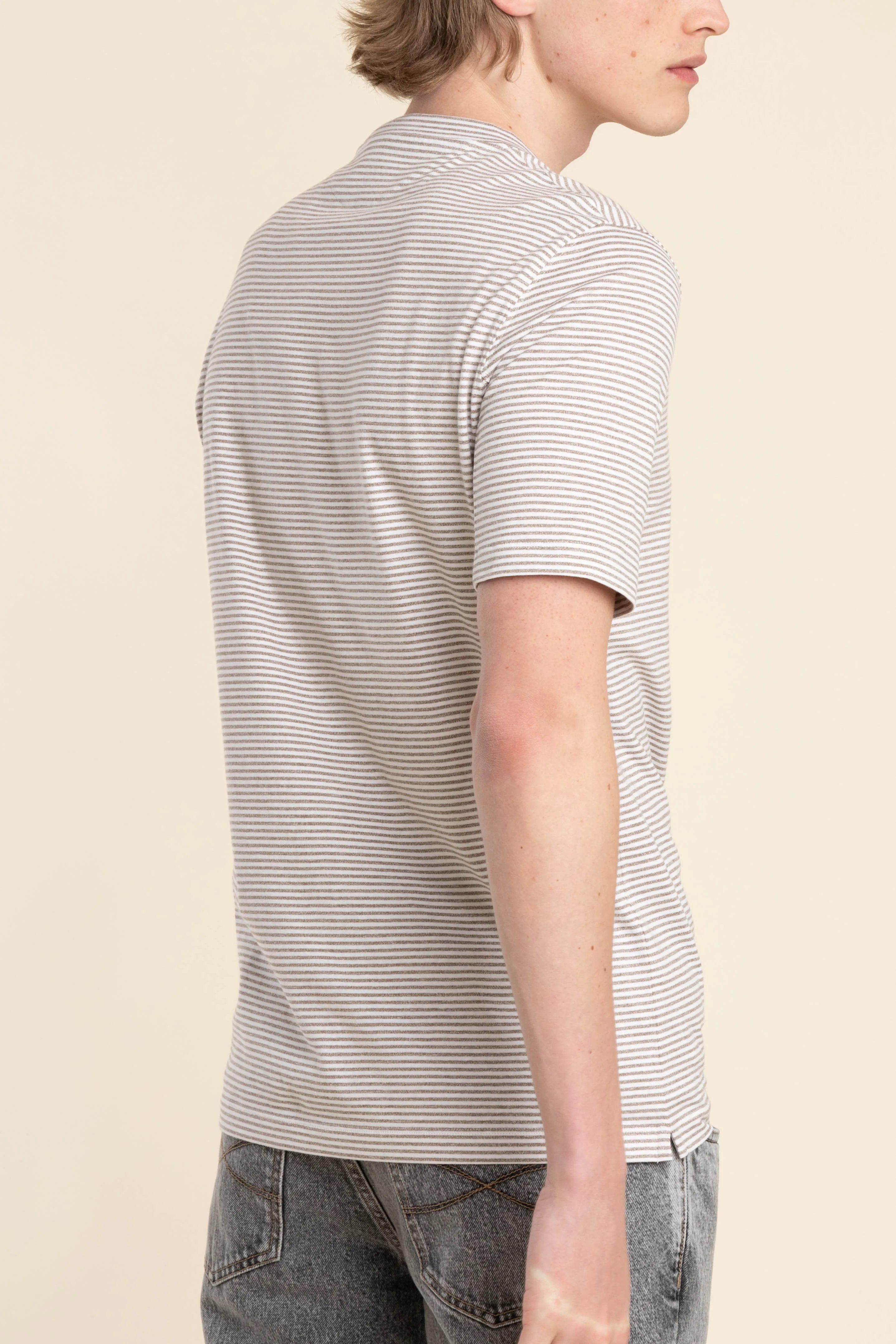 Cotton and Linen T-Shirt