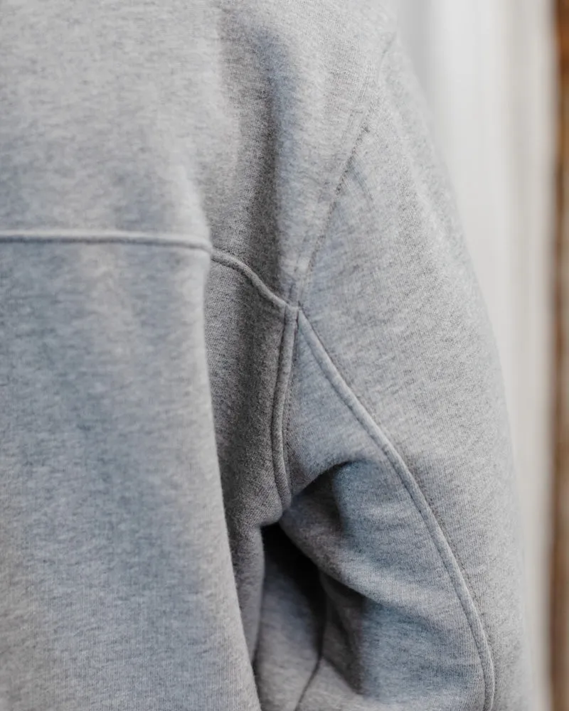 Crafted Organic Cotton Sweatshirt - Grey Melange