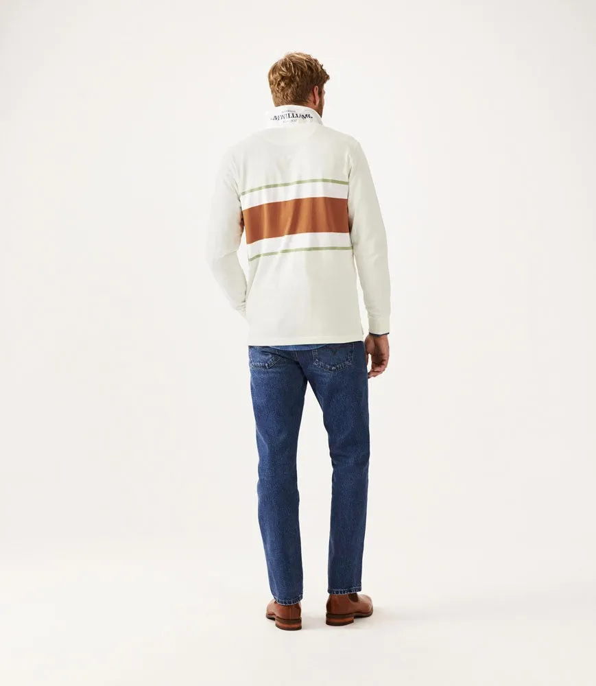 Culburra Rugby Shirt - Rust/White