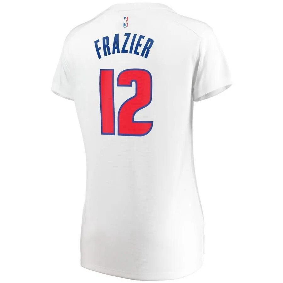 Detroit Pistons Tim Frazier Fanatics Branded Replica Fast Break Association Jersey Womens - White | Ireland Q0615X4