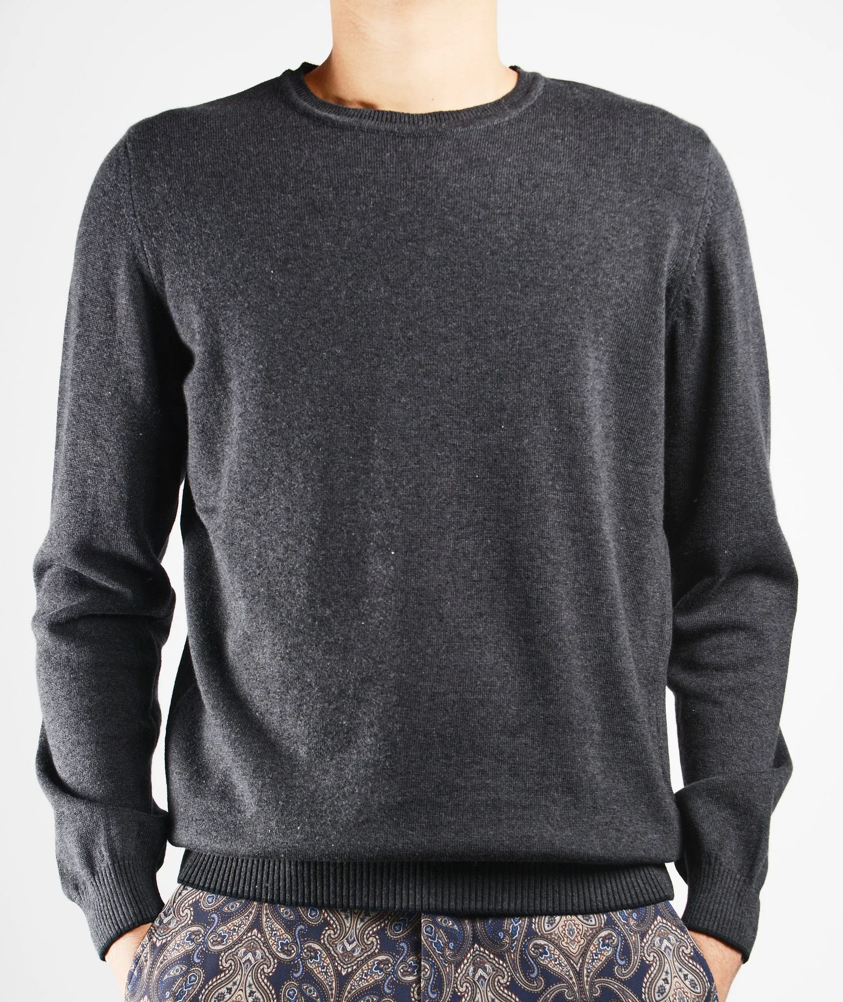 DT Mini Rib Crewneck Ls Sweater