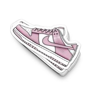 Dunk Low "Pink Corduroy" Sneaker Sticker