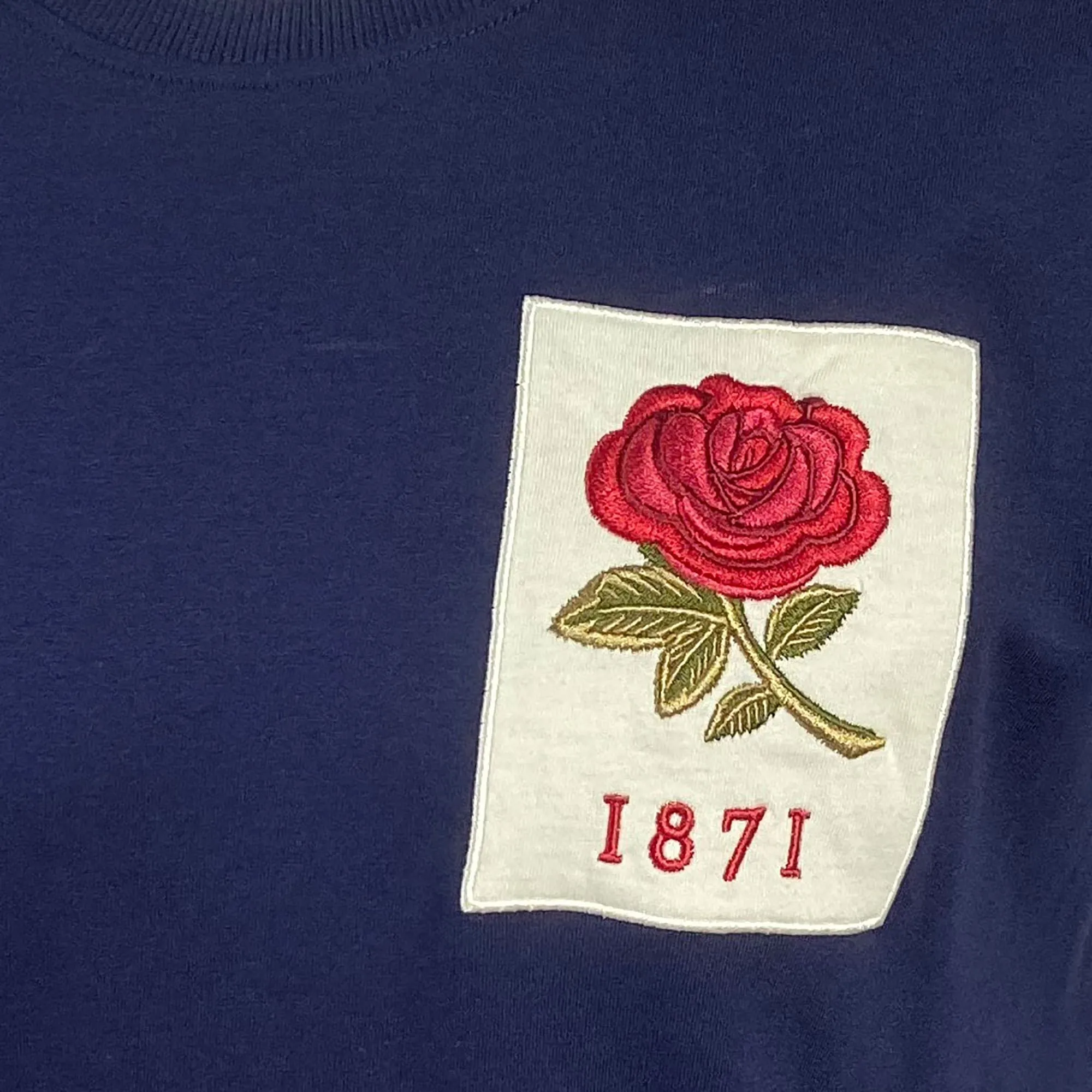 England 1871 Vintage Style T-Shirt - Navy