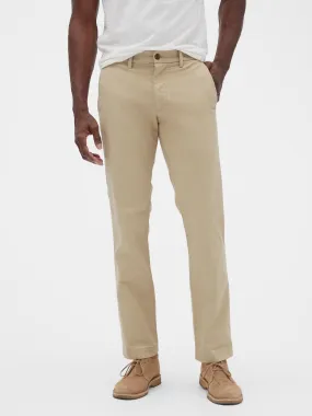 Essential Khakis in Straight Fit with GapFlex