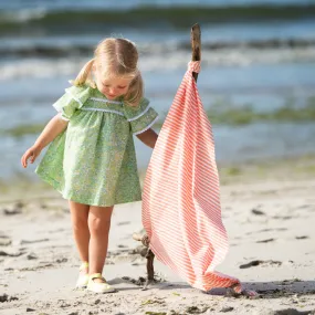 Foque Girls Green Flower Dress