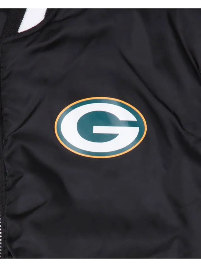 GREEN BAY PACKERS X ALPHA X NEW ERA MA-1 BOMBER JACKET