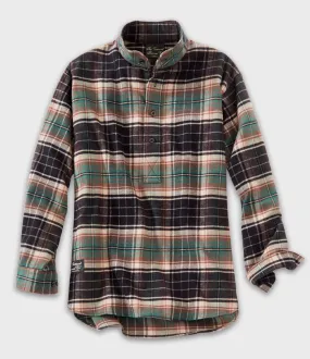 Henley Flannel Shirt - Earth