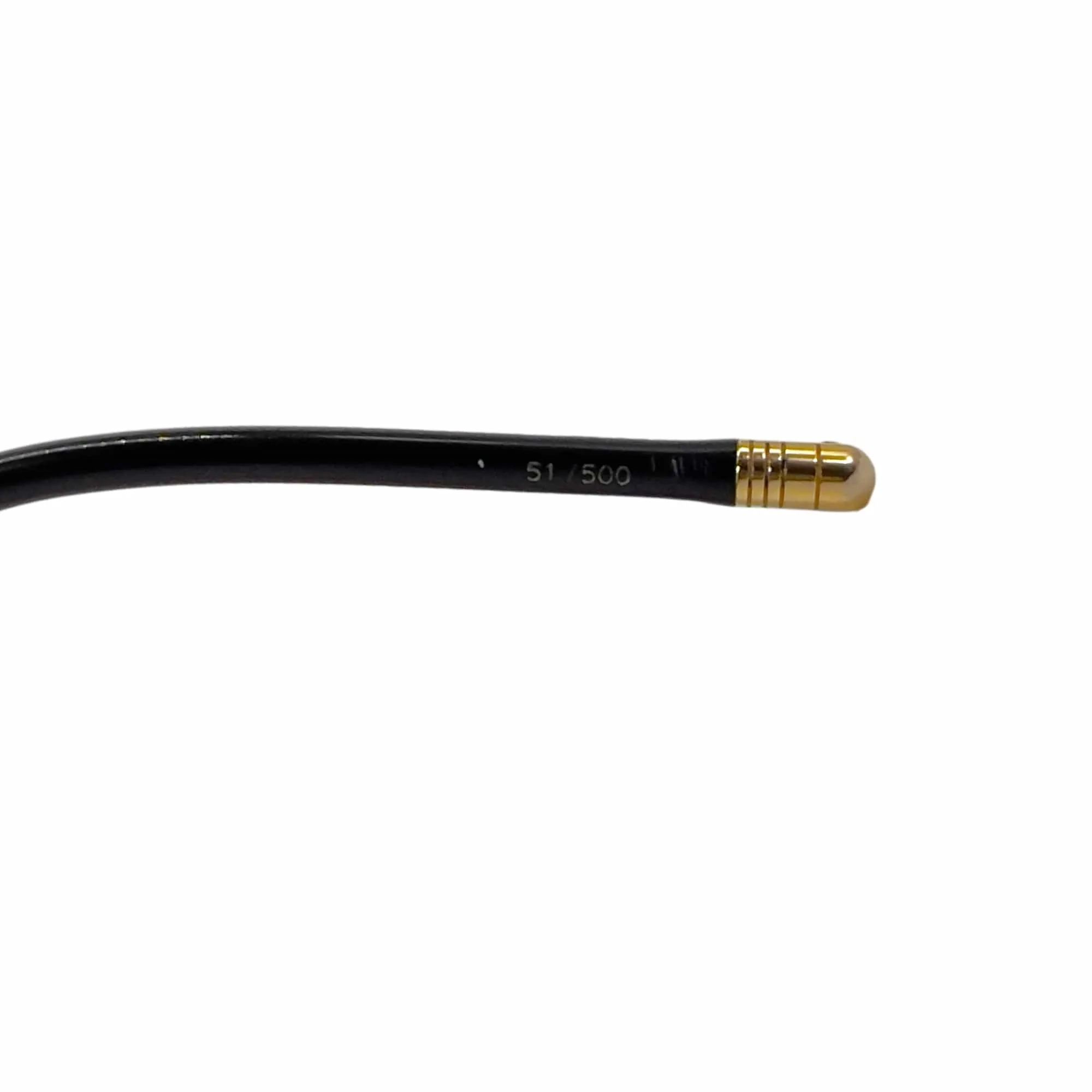 JACQUES MARIE MAGE Nokona Unisex Eyeglasses - Black & Gold