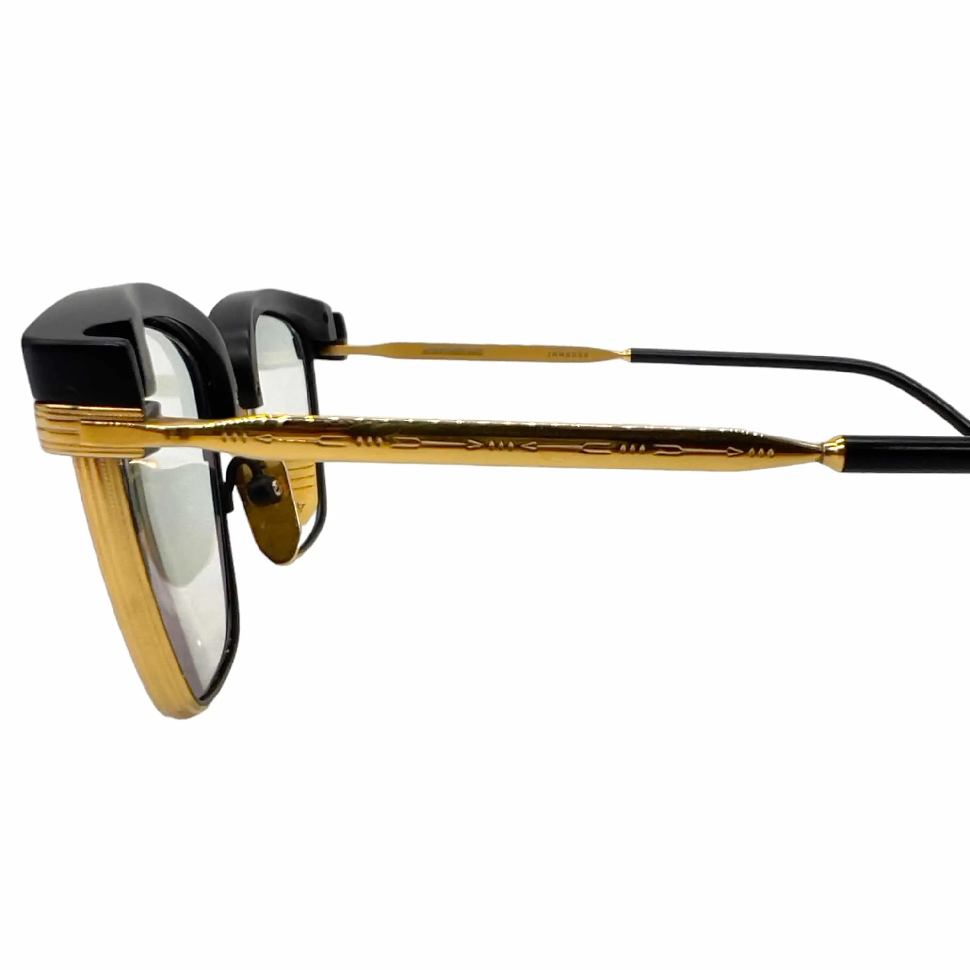 JACQUES MARIE MAGE Nokona Unisex Eyeglasses - Black & Gold