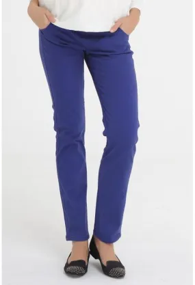 Josie Reg Straight Jeans Matenity Pants Royal