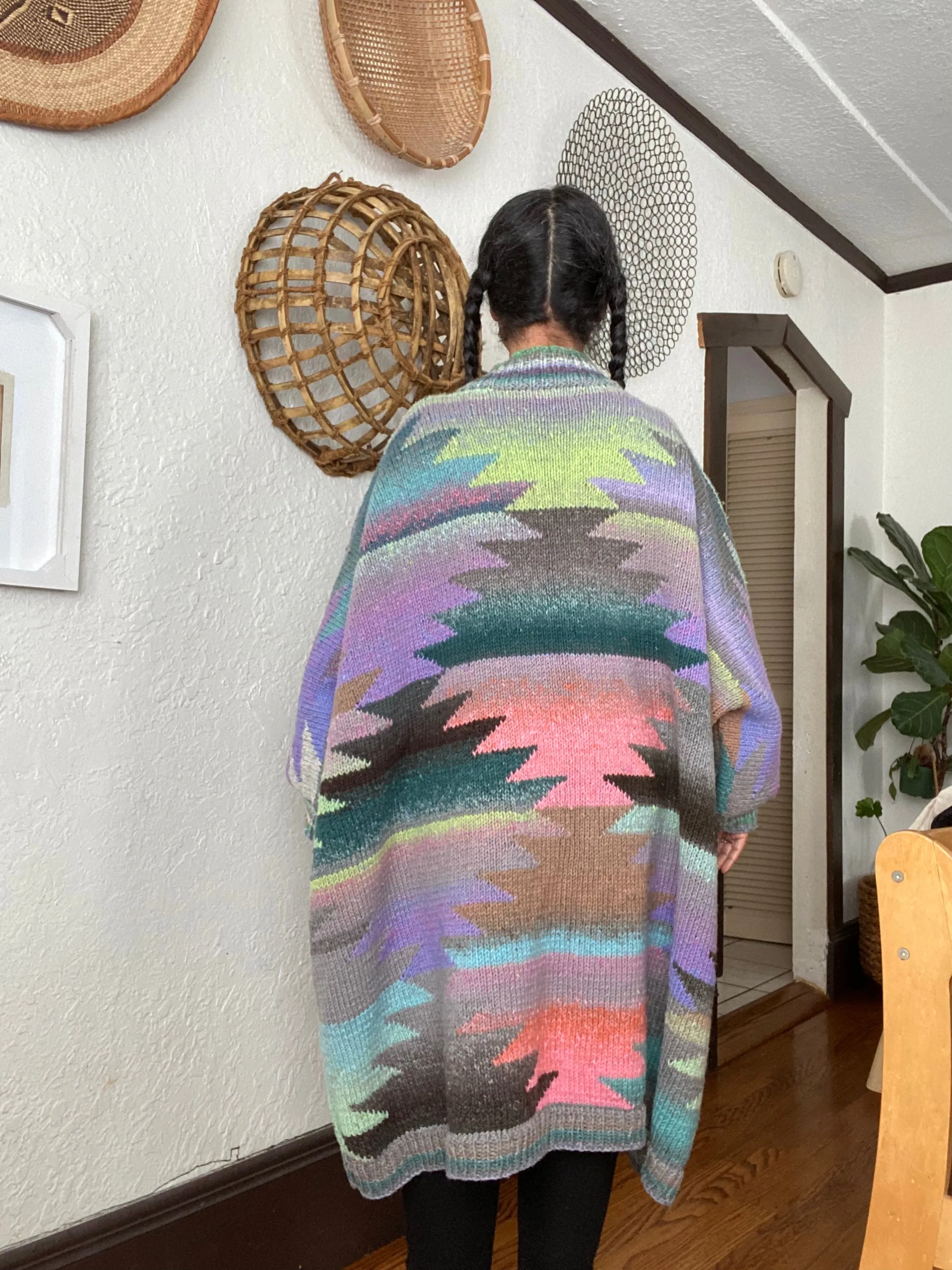 Kaffe Fassett Southwestern Motif Knit Coat