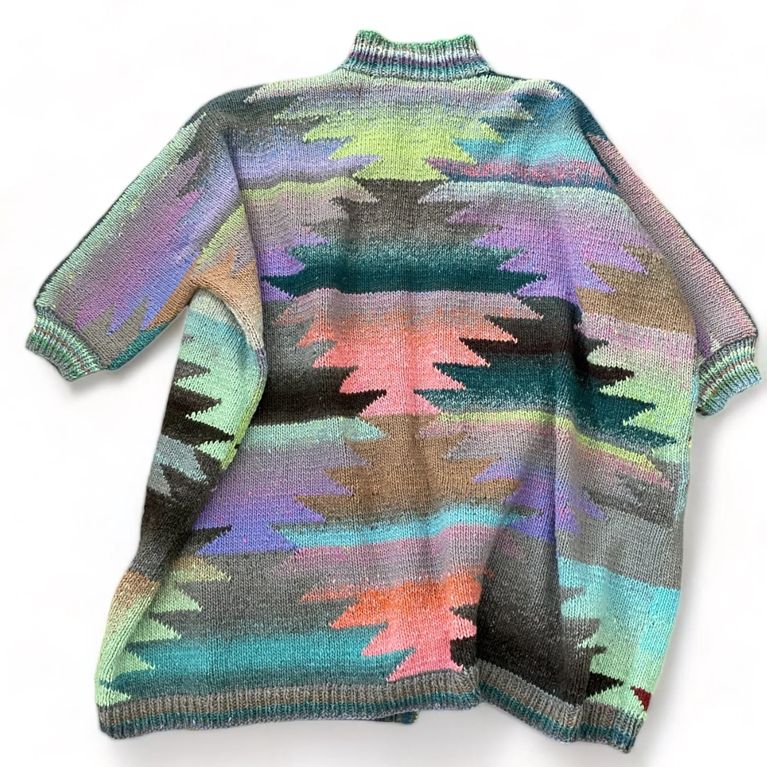 Kaffe Fassett Southwestern Motif Knit Coat