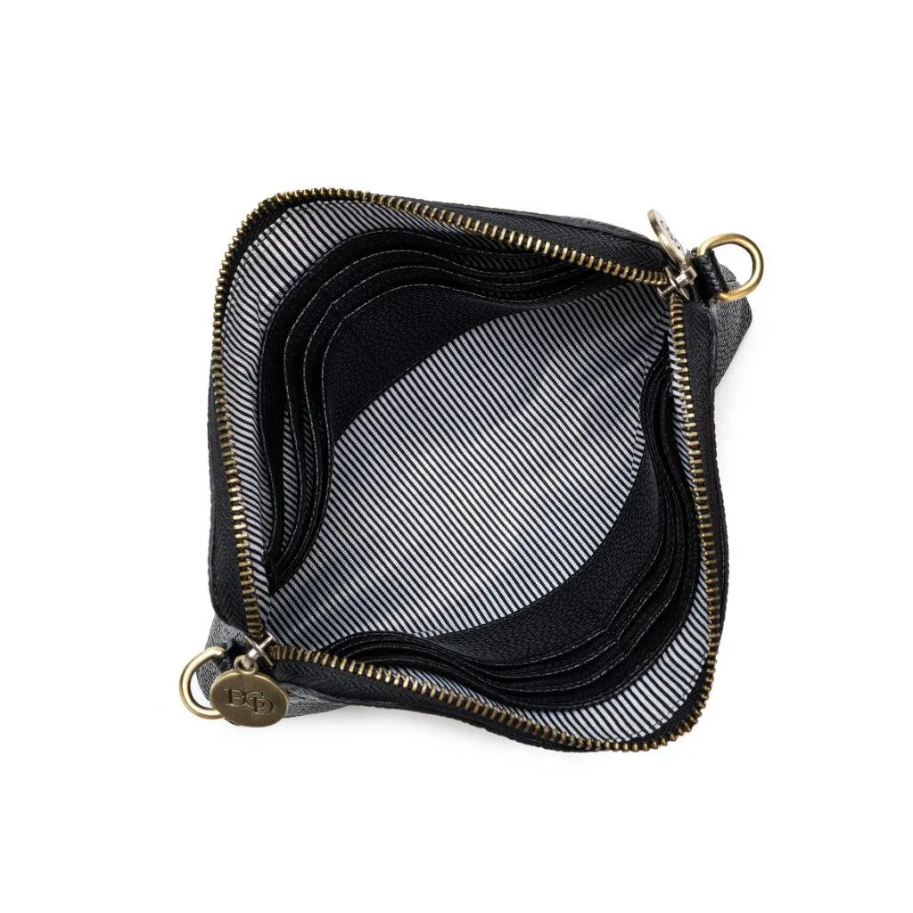 Kiara Black Crossbody/Clutch